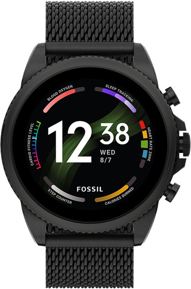 Fossil Gen Display FTW4066 Black/Milanese Strap Black 44mm