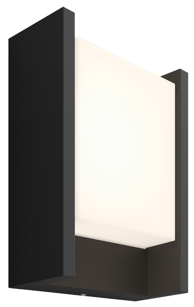 Philips Hue Fuzo White Muurlamp Zwart Breed is nooit meer leverbaar