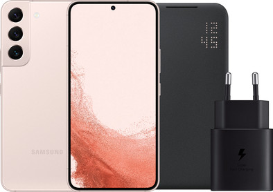 Samsung Galaxy S22 256GB Roze 5G + Accessoirepakket is nooit meer leverbaar