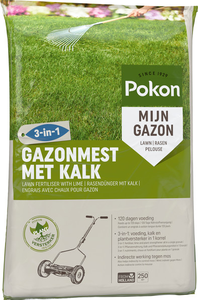 Pokon Lawn Fertilizer with Lime 3-in-1 for 250m² is no longer available