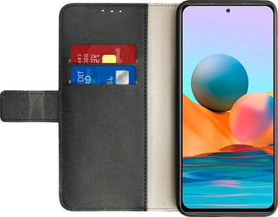 Just in Case Wallet Xiaomi Redmi Note 10 Pro Book Case Zwart is nooit meer leverbaar
