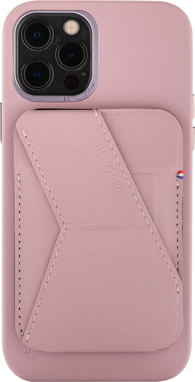 Decoded Leather MagSafe Card Wallet with Stand Pink is no longer available