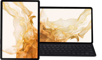 Samsung Galaxy Tab S8 11 inch 256GB Wifi + 5G Grijs + Toetsenbord Hoes QWERTY Zwart is nooit meer leverbaar