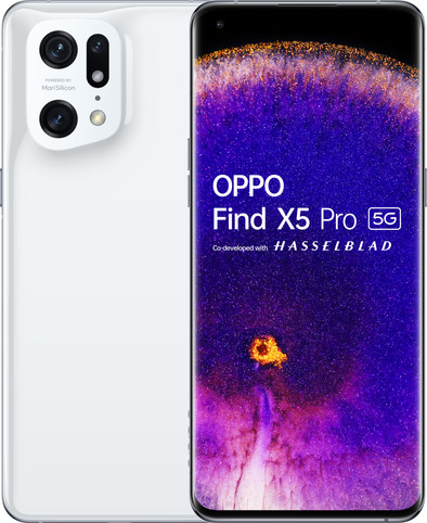 OPPO Find X5 Pro 256GB Wit 5G is nooit meer leverbaar