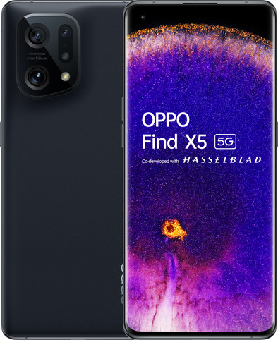 OPPO Find X5 256GB Zwart 5G is nooit meer leverbaar