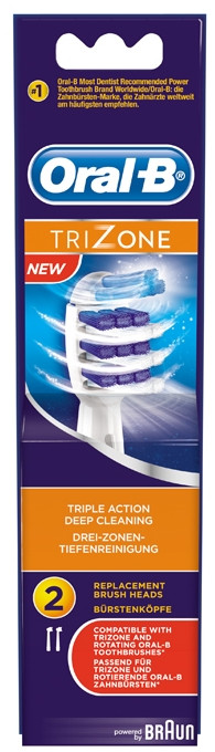 Oral-B TriZone (2 stuks) is nooit meer leverbaar