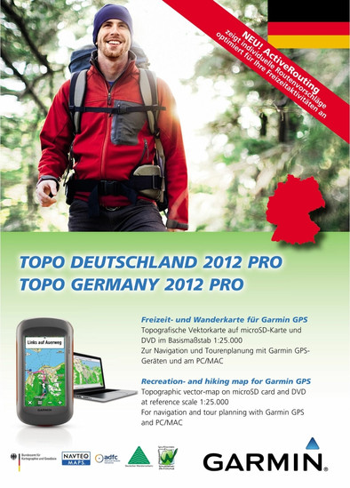 Garmin TOPO Duitsland 2012 Pro is nooit meer leverbaar