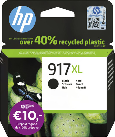 HP 917XL Cartridge Zwart is nooit meer leverbaar