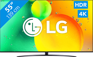LG 55NANO766QA (2022) is nooit meer leverbaar