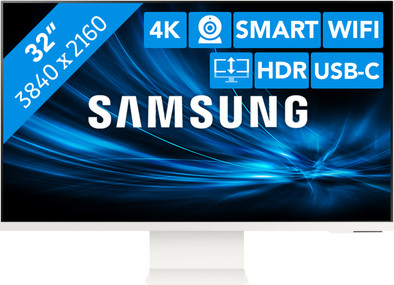Samsung LS32BM801UUXEN Smart Monitor M8 White | Coolblue | Monitors