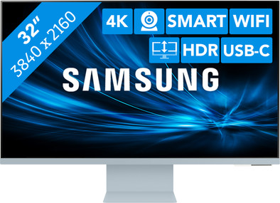 Samsung LS32BM801UUXEN Smart Monitor M8 Blauw is nooit meer leverbaar