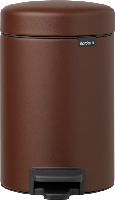 Brabantia NewIcon Pedaalemmer 3 Liter Mineral Cosy Brown is nooit meer leverbaar
