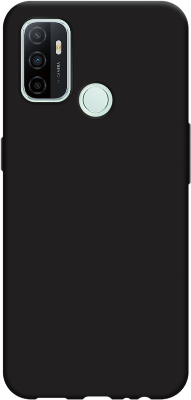 Just in Case Soft OPPO A53 / A53s Back Cover Zwart is nooit meer leverbaar