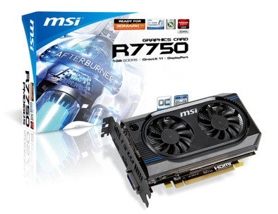 MSI R7750-PMD1GD5/OC is nooit meer leverbaar