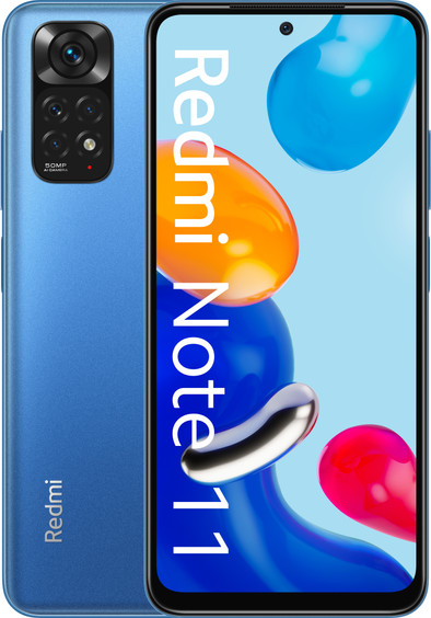 Xiaomi Redmi Note 11 128GB Blauw is nooit meer leverbaar