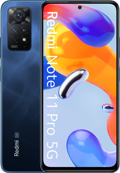 Xiaomi Redmi Note 11 Pro 128GB Blauw 5G is nooit meer leverbaar