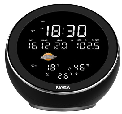 NASA Weather Station and Bluetooth Speaker Moon WSP 1500 Black is no longer available