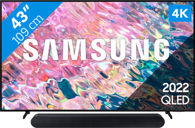 Samsung QLED 43Q64B (2022) + Soundbar is nooit meer leverbaar
