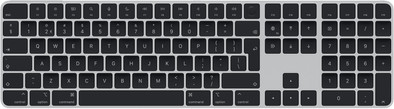 Apple Magic Keyboard met numeriek toetsenblok en Touch ID QWERTY Zwart is nooit meer leverbaar