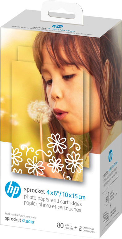 HP Sprocket Studio Cartridges and  Photo Paper 80-pack is no longer available