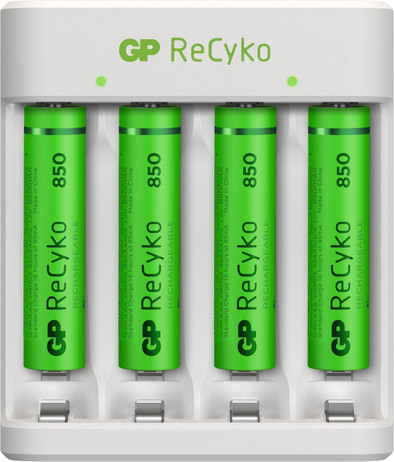 GP Batteries USB batterijlader E411 + 4x AAA 850 mAh is nooit meer leverbaar