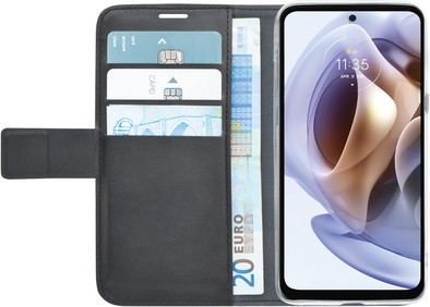 Azuri Wallet Motorola Moto G31 / G41 Book Case Zwart is nooit meer leverbaar