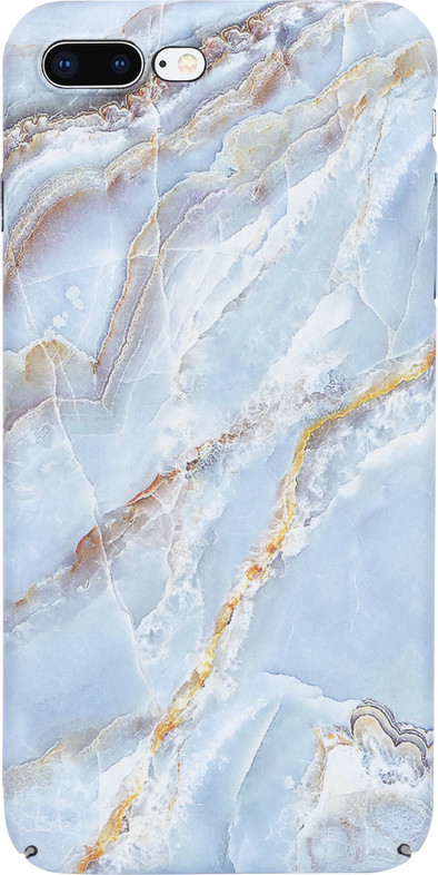 BlueBuilt Blue Marble Hard Case Apple iPhone 7 Plus / 8 Plus Back Cover is nooit meer leverbaar