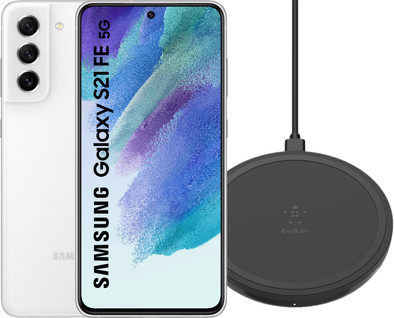 Samsung Galaxy S21 FE 128GB White 5G + Belkin Wireless Charger 10W is no longer available