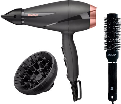 BaByliss Smooth Pro 2100 6709DE + Max Pro Ceramic Radial Brush - 32 mm is nooit meer leverbaar