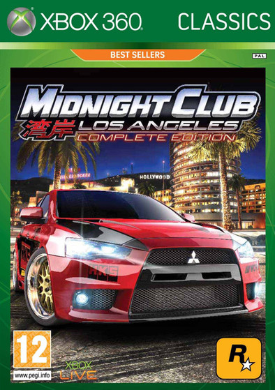 Midnight Club: Los Angeles Complete Edition Classics Xbox 360 is nooit meer leverbaar