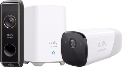 Eufycam + Eufy Video Doorbell Dual 2 Pro is nooit meer leverbaar