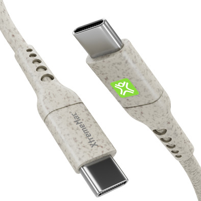 XtremeMac Eco Line Usb C naar Usb C Kabel 1m Kunststof Crème is nooit meer leverbaar