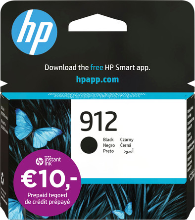 HP 912 Cartridge Zwart is nooit meer leverbaar