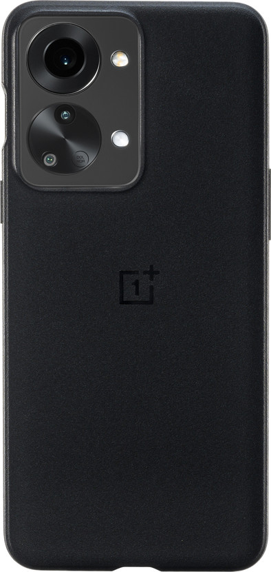 OnePlus Nord 2T Sandstone Bumper Case Back Cover Zwart is nooit meer leverbaar