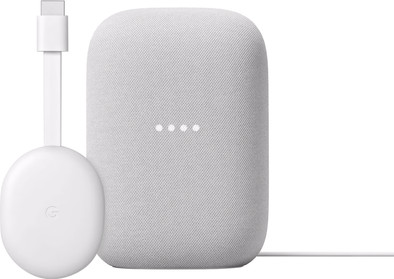 Google Chromecast 4K met Google TV + Google Nest Audio Chalk is nooit meer leverbaar