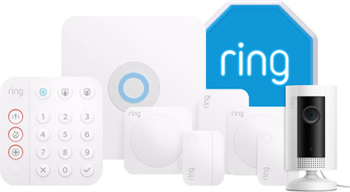 Ring Alarmsysteem met 4 sensoren + Indoor Cam Wit + Sirene is nooit meer leverbaar