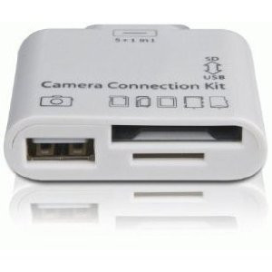 Veripart 5 in 1 Cardreader Apple iPad 2 / 3 is nooit meer leverbaar