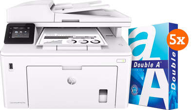 HP LaserJet Pro M227fdw + 2500 vellen A4 papier is nooit meer leverbaar