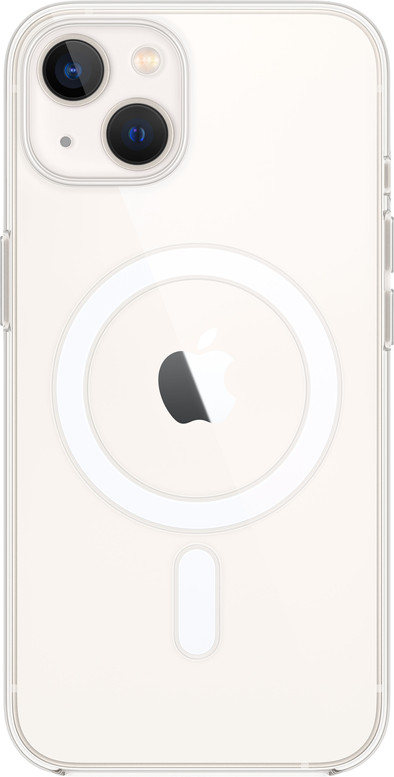 Apple iPhone 13 Back Cover met MagSafe Transparant is nooit meer leverbaar