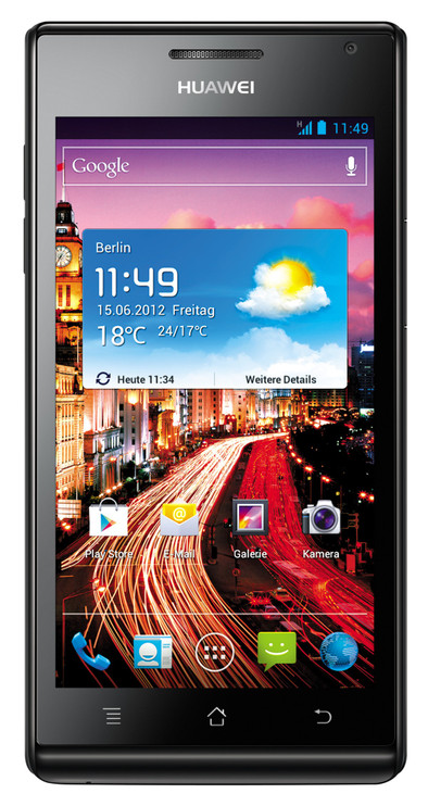 Huawei Ascend P1 Zwart is nooit meer leverbaar