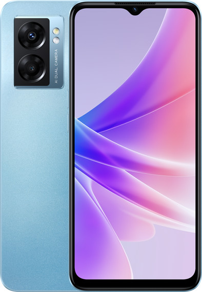 OPPO A77 128GB Blauw is nooit meer leverbaar
