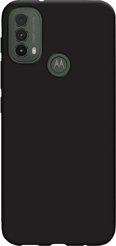 Just in Case Soft Motorola Moto E40 Back Cover Zwart is nooit meer leverbaar