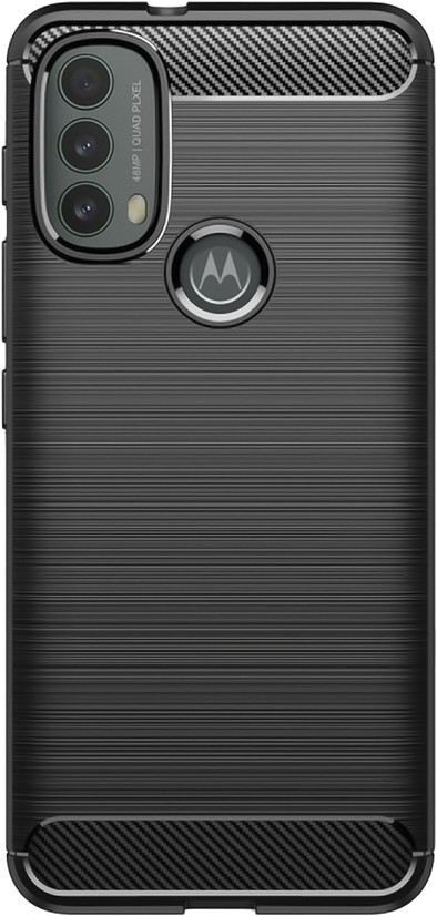 SEAHAI Cover Motorola Moto E20 Con Protezione Schermo Integrata – Custodia Antiurto 360° Rigida E Morbida, Bumper Sottile, Nero - 4