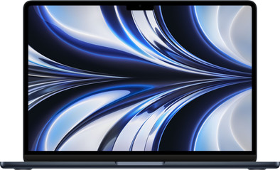 Apple MacBook Air (2022) Apple M2 (8 core CPU&#x2F;8 core GPU) 8GB&#x2F;256GB Blauw QWERTY is nooit meer leverbaar