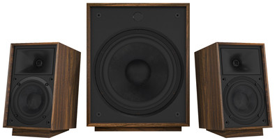 Klipsch Heritage ProMedia 2.1 BT Walnoot is nooit meer leverbaar