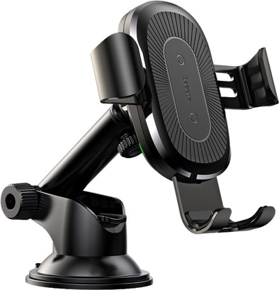 Baseus Telefoonhouder Auto Dashboard/Voorruit met Draadloos Opladen is nooit meer leverbaar