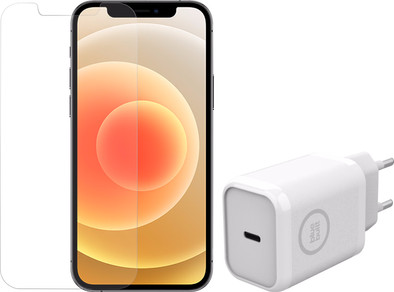 BlueBuilt Apple iPhone 12 / 12 Pro Screen Protector Glass + BlueBuilt Charger 30W White is no longer available