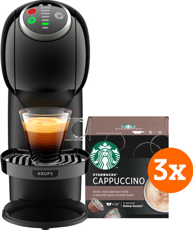 Krups Dolce Gusto Genio S Plus KP3408 Black + Starbucks Cappuccino is no longer available