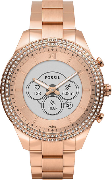 Fossil Gen 6 Hybrid Roségoud/Roségoud 41mm is nooit meer leverbaar