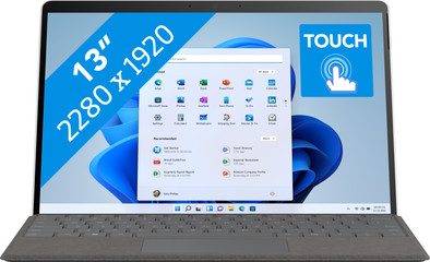 Microsoft Surface Pro X  SQ2/16/256 Platinum (W11) is nooit meer leverbaar